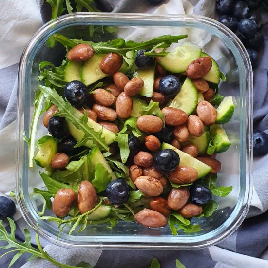 Blueberry, kidney bean salad