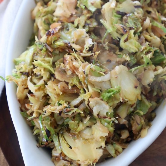 Shredded Brussels Sprouts