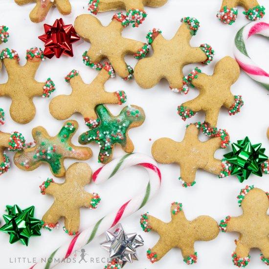 Mini Gingerbread Men Cookies