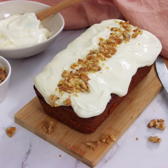 Carrot Cake with Yogurt Cream