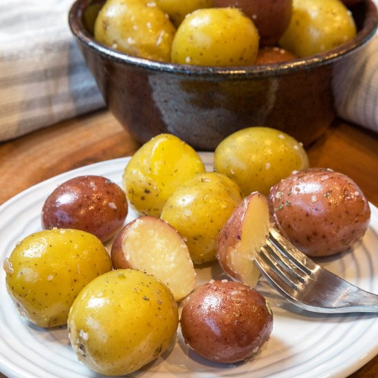 Boiled Baby Potatoes