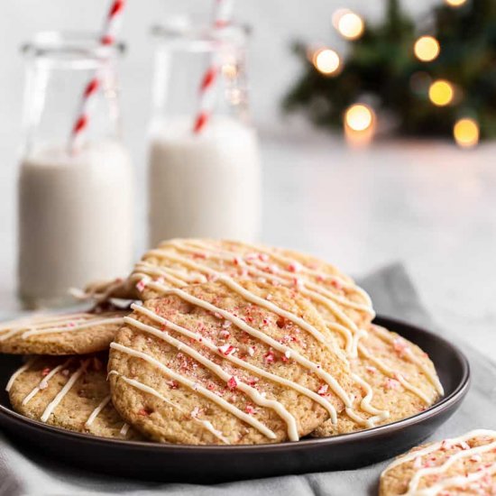 Candy Cane Sugar Cookies