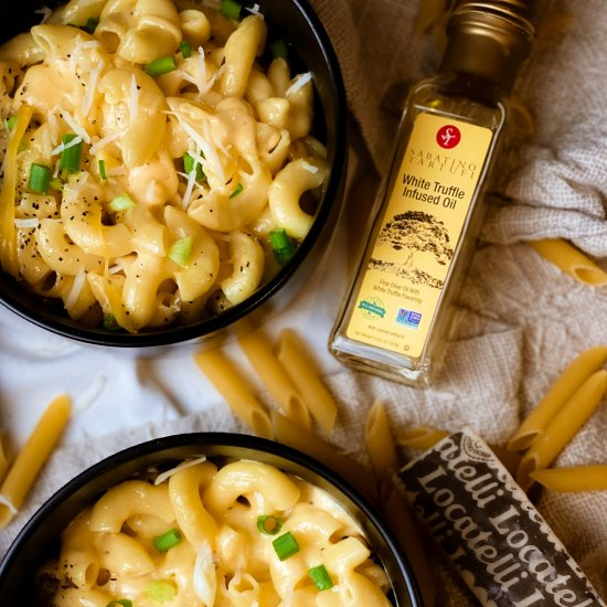 Truffle Mac with Roasted Garlic