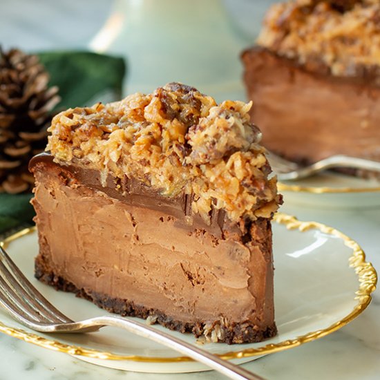 German Chocolate Cheesecake