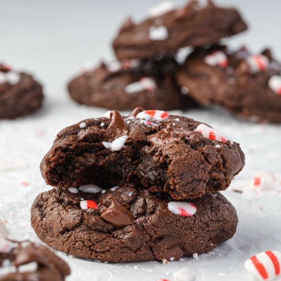 Peppermint Mocha Cookies