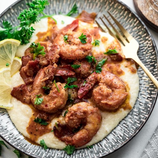 Cajun Shrimp and Grits