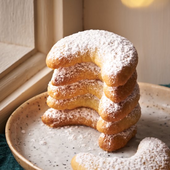 Almond Crescent Cookies