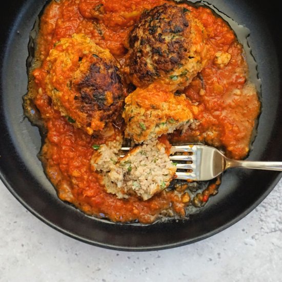 ricotta and oregano meatballs