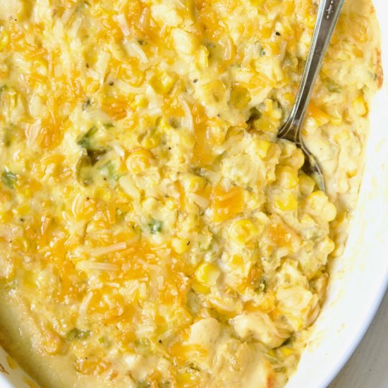 Cream Cheese Corn Casserole