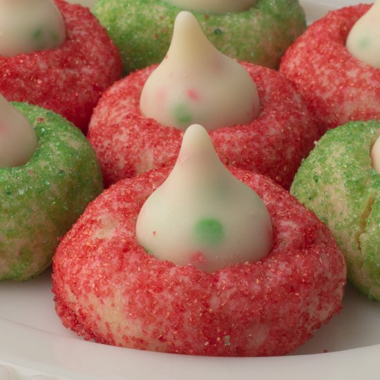 Hershey Kiss Sugar Cookies