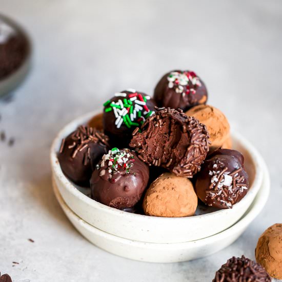 Healthy Chocolate Truffles