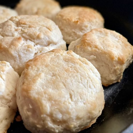 Cast Iron Skillet Biscuits