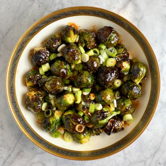 Roasted Brussels sprouts