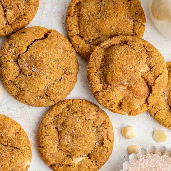 Pumpkin White Chocolate Chip Cookie