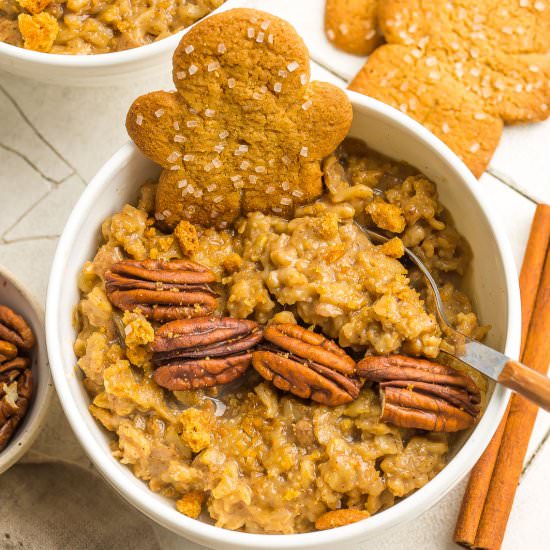 Gingerbread Oatmeal