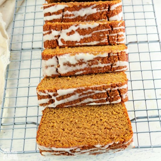 Almond Flour Pumpkin Bread