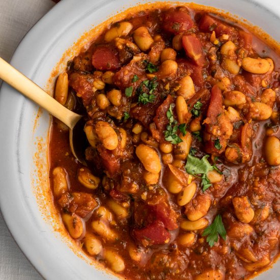 Moroccan White Bean Stew