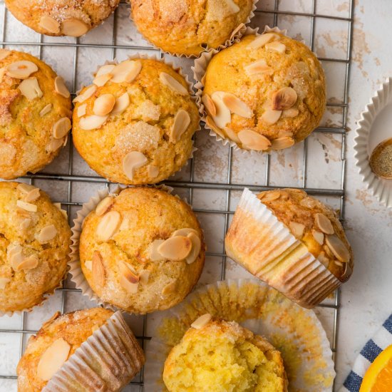 Orange Almond Muffins