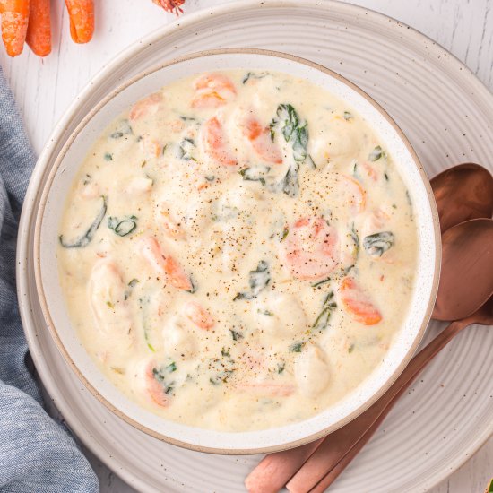 Creamy Chicken Gnocchi Soup