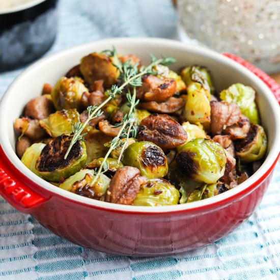 Smoky Roast Brussels Sprouts