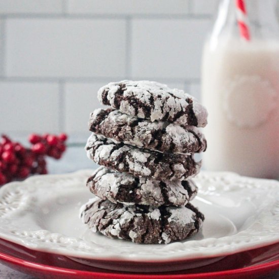 Chocolate Crinkle Cookies