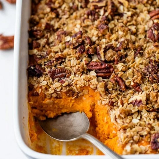 Sweet Potato Casserole w Praline