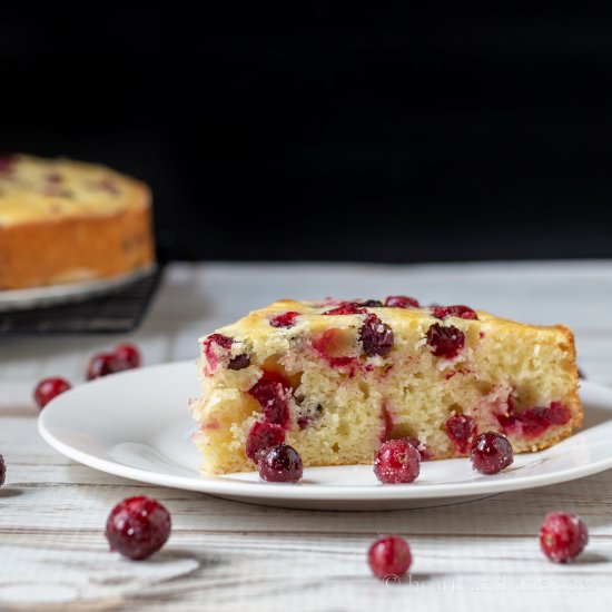 Cranberry Ricotta Cake Recipe