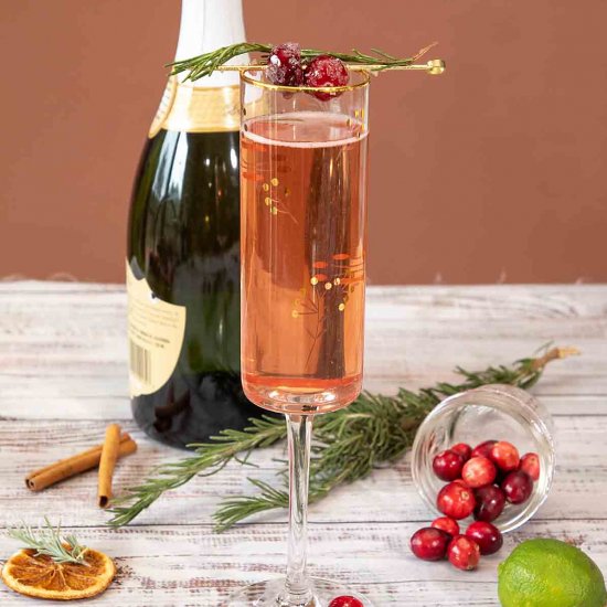 Christmas Champagne Cocktail