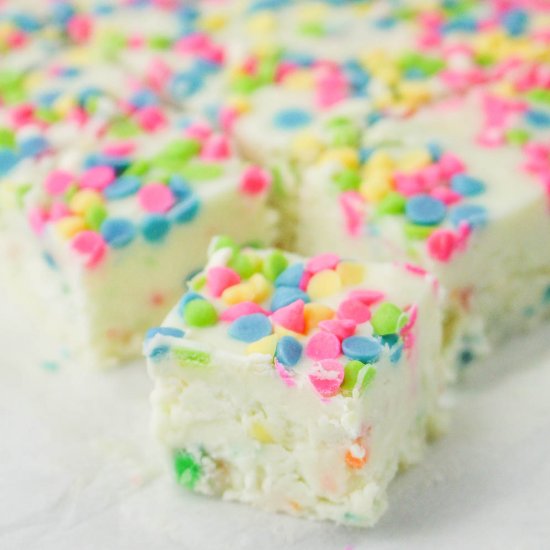 Rainbow Chip Fudge