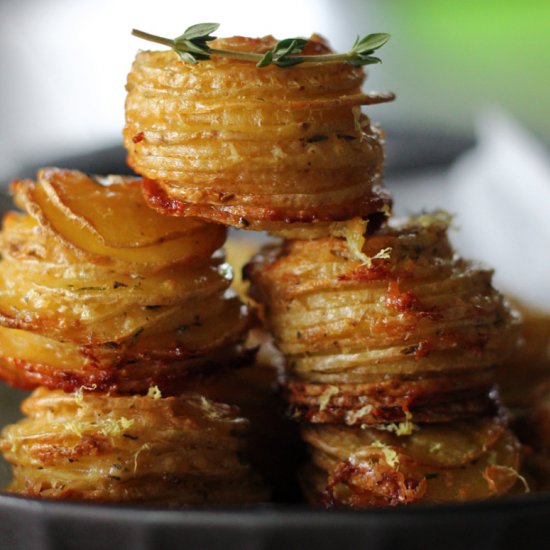 Muffin Tin Potato Stacks