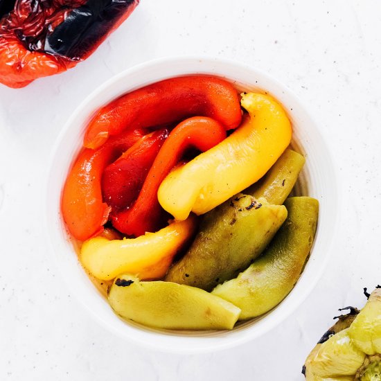 How To Roast Peppers