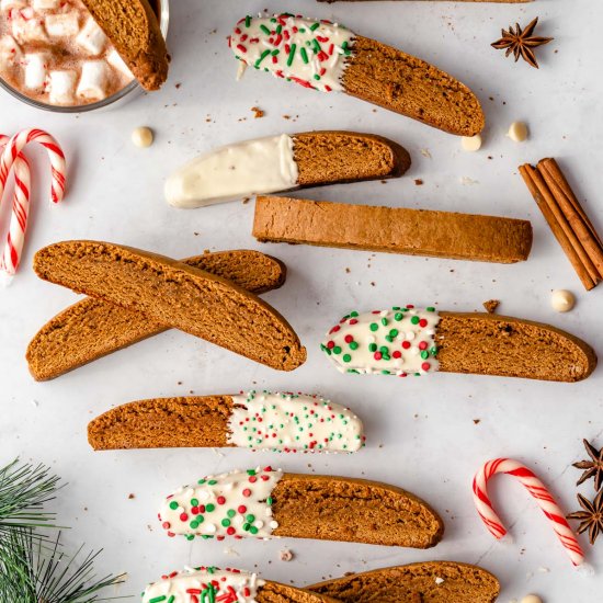 Gingerbread Biscotti