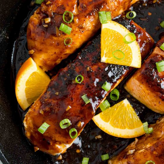 Orange Glazed Salmon