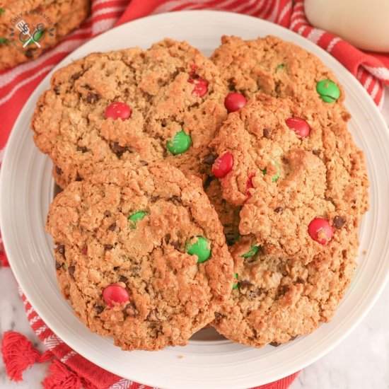 Christmas Monster Cookies