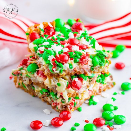 Christmas Magic Cookie Bars