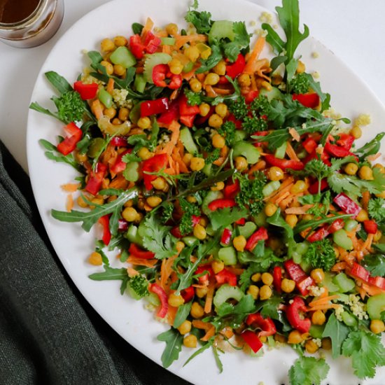 How to make arugula platter