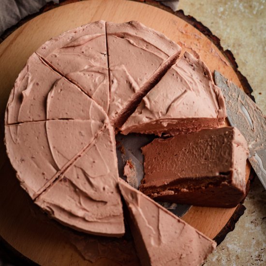 No bake Milk Chocolate Cheesecake