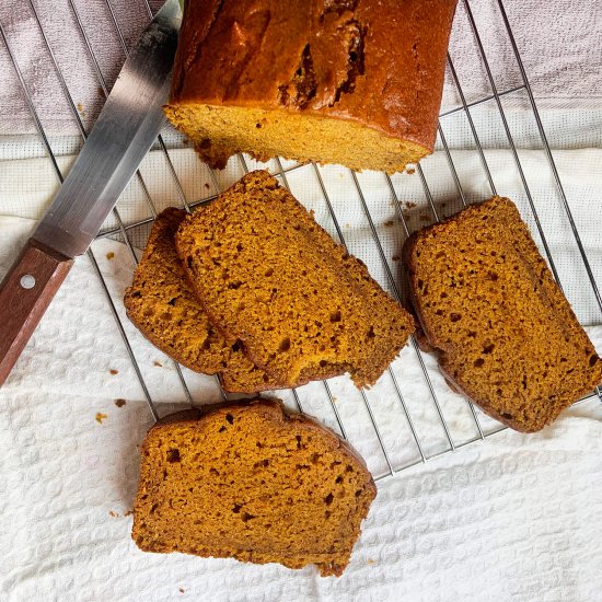 Pumpkin pound cake