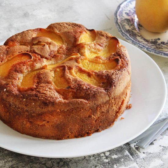 Peach cake