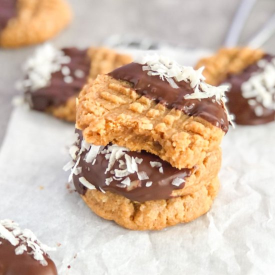 Coconut Peanut Butter Cookies