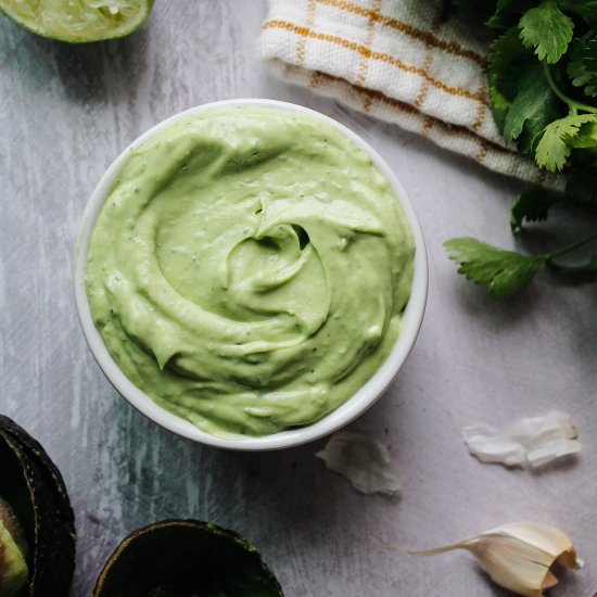 Avocado Cream Sauce