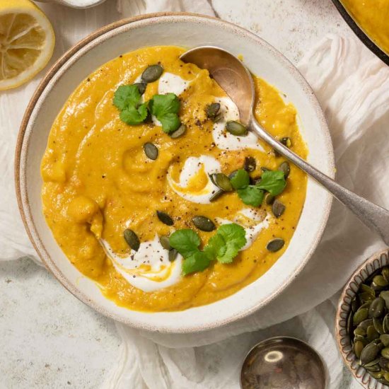 Spiced Carrot and Parsnip Soup