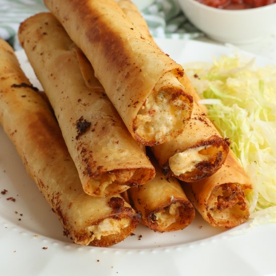 Homemade Chicken Taquitos