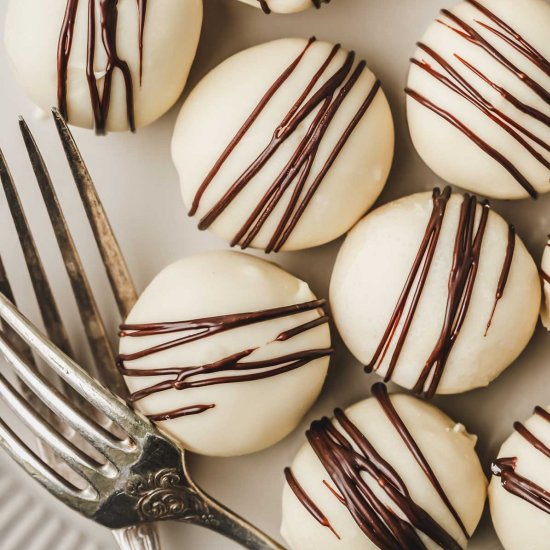 White chocolate truffles