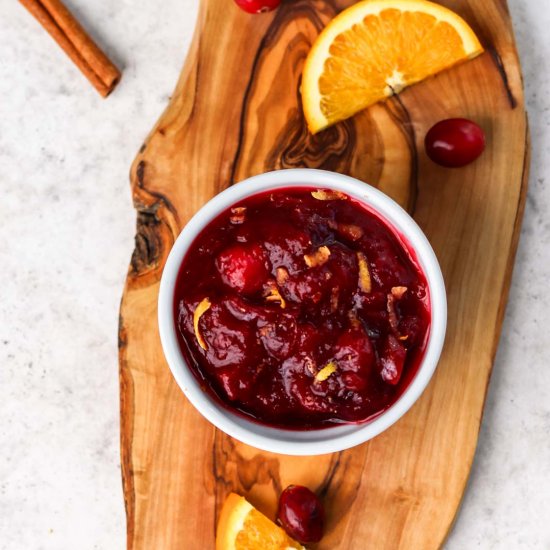 Cranberry Orange Sauce