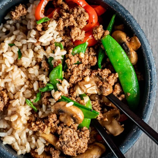 Stir Fry Ground Beef