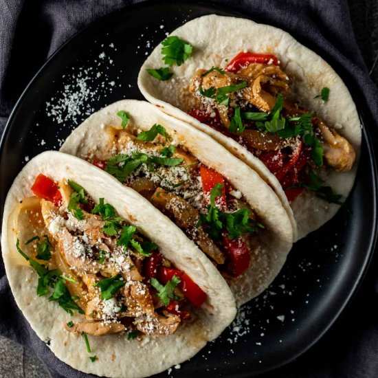 Instant Pot Chicken Fajitas