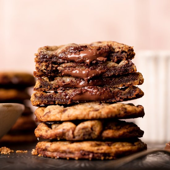 Nutella Filled Cookies