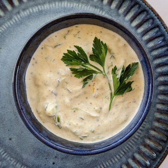 Zucchin/Courgette raita or dip