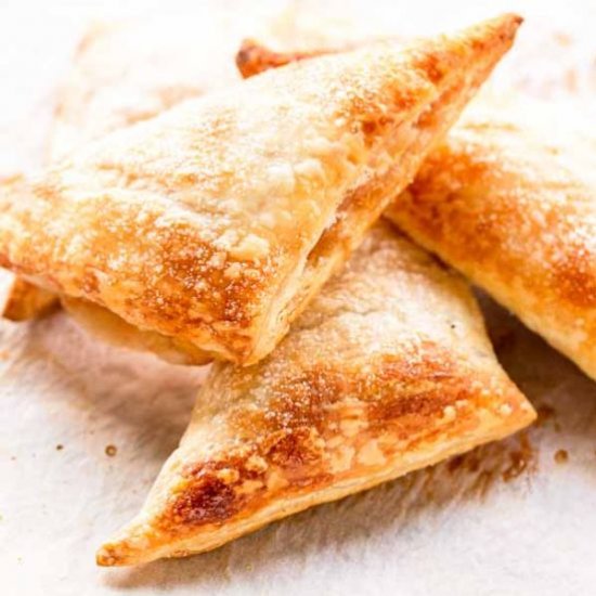 Oven baked apple turnovers